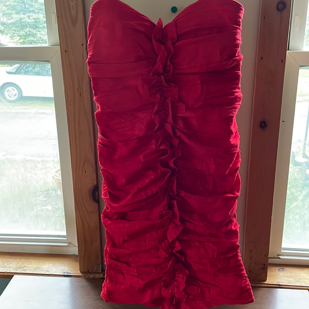 Red dress